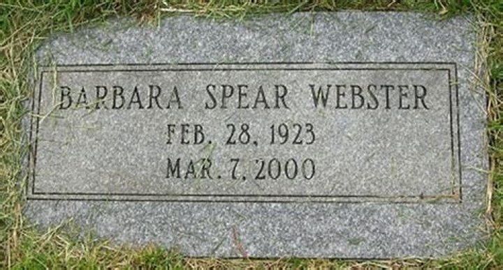 Barbara Spear Webster Net Worth