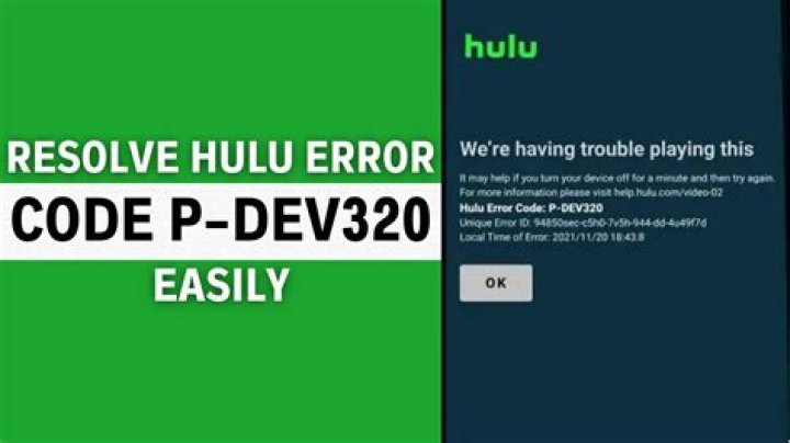 How to Fix Hulu Error Code P-dev310 on TV? - SarkariResult