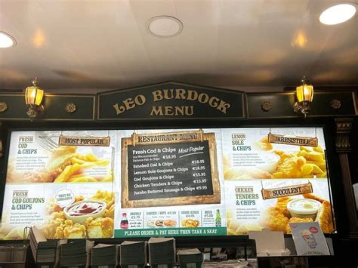 Leo Burdock Menu and Prices - SarkariResult