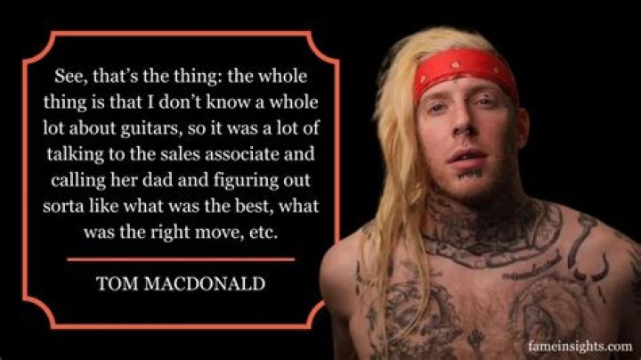 Tom MacDonald Net Worth
